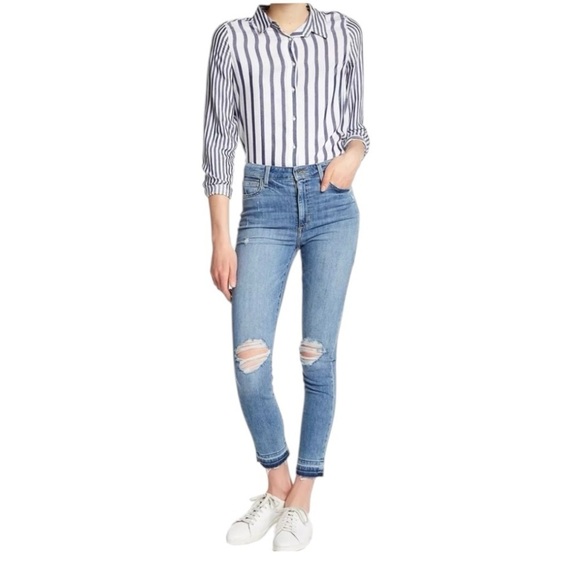 JOE'S JEANS THE SKINNY ANKLE HI-RISE JEANS DISTRESSED ANGELINA Size 26 #649 - Picture 1 of 10
